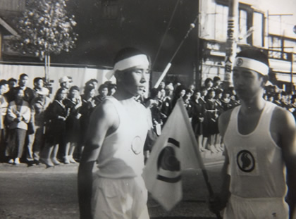 「国体の聖火リレー」